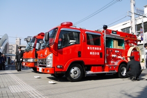 写真：ポンプ車新車両