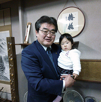 写真：ふっさっ子と市長