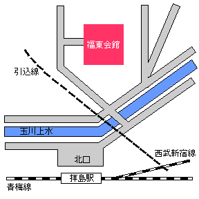 画像：第10投票区地図福東会館