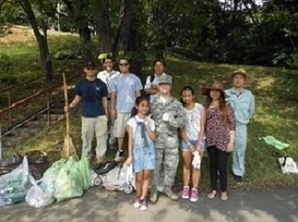 写真：6月の清掃の様子（1）