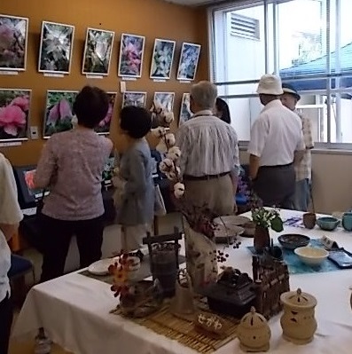 学習室での展示の様子