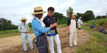 写真：熊川分水たんけん隊（片倉跡地）