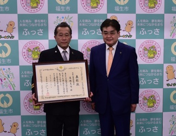 写真：髙橋晃司さん（消防・災害対策功労）