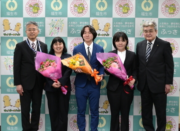写真：文部科学大臣優秀教職員表彰受賞報告